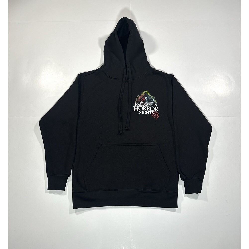 Universal Studios Halloween Horror Nights 2024 Hoodie Sweatshirt Black Size SM